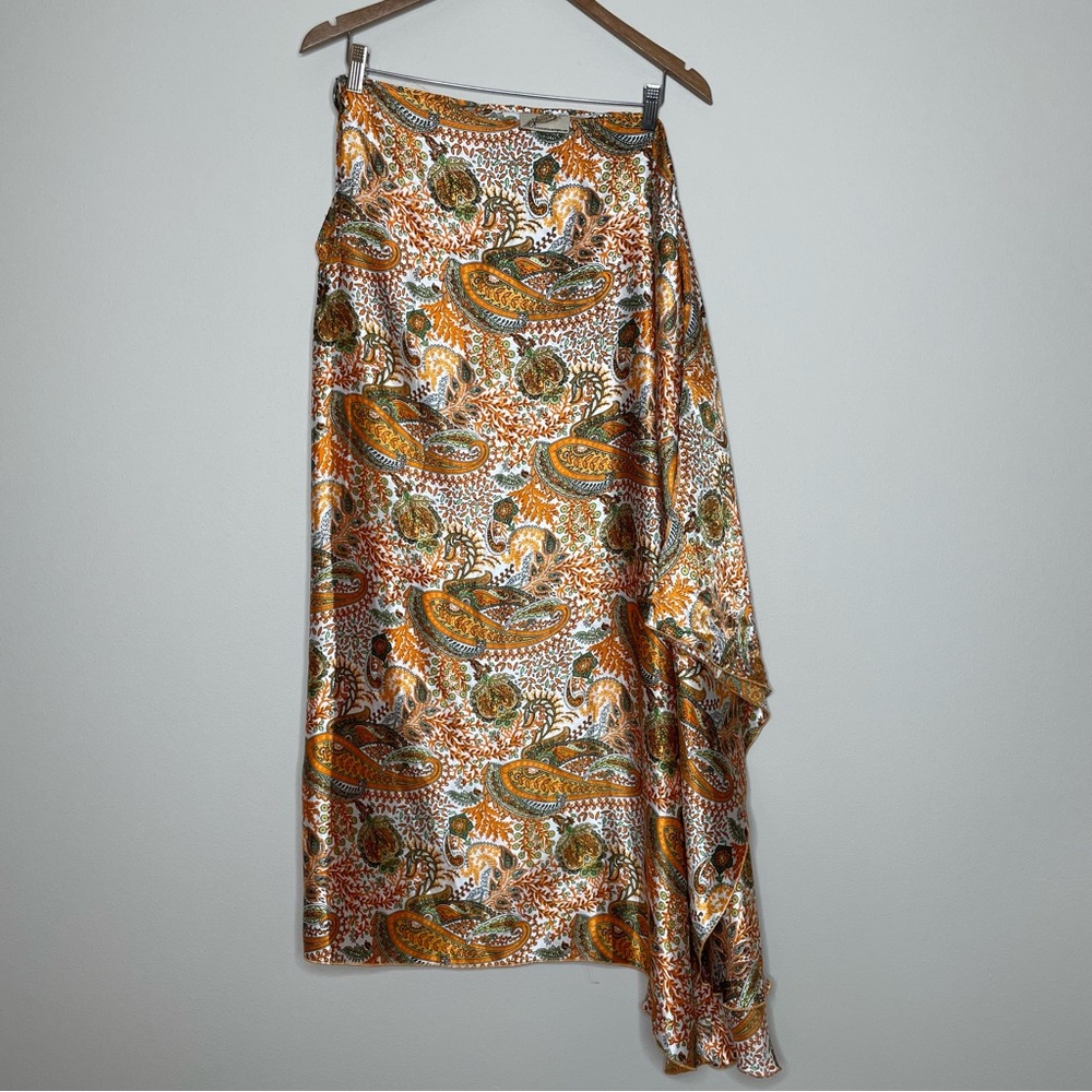 Kariza Elegant Paisley Single Ring Bohemian Dress with a long Matching Tie Belt - Picture 5 of 11